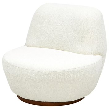 Кресло Raoul Chair Boucle Белый в Барнауле | Loft Concept 