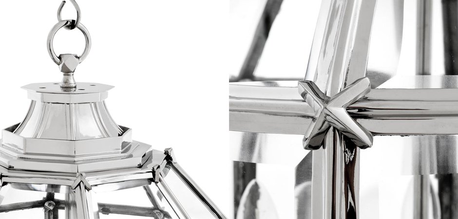 Люстра Lantern Owen Nickel M - Loft-Concept в Барнауле