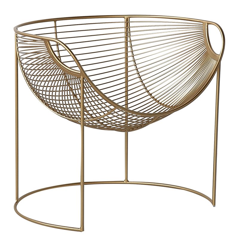Стул Rods sphere gold матовое золото Стул Rods sphere gold матовое золото в Барнауле | Loft Concept