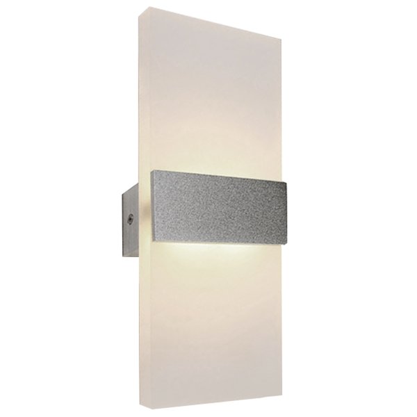 Бра Road Wall Light Silver Серебряный Прозрачный белый Бра Road Wall Light Silver Серебряный Прозрачный белый в Барнауле | Loft Concept