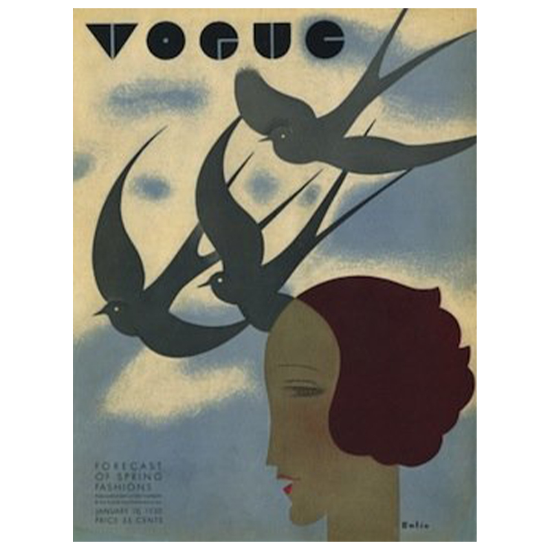 Постер Vogue Cover 1930 January Постер Vogue Cover 1930 January в Барнауле | Loft Concept
