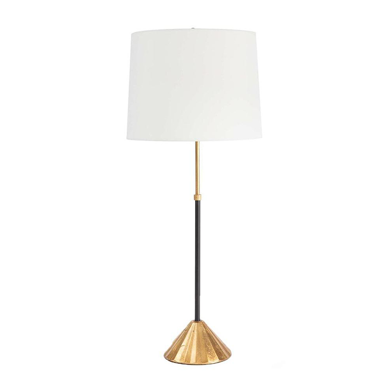 Настольная лампа Arleta Table lamp Белый Черный Золотой в Барнауле | Loft Concept 