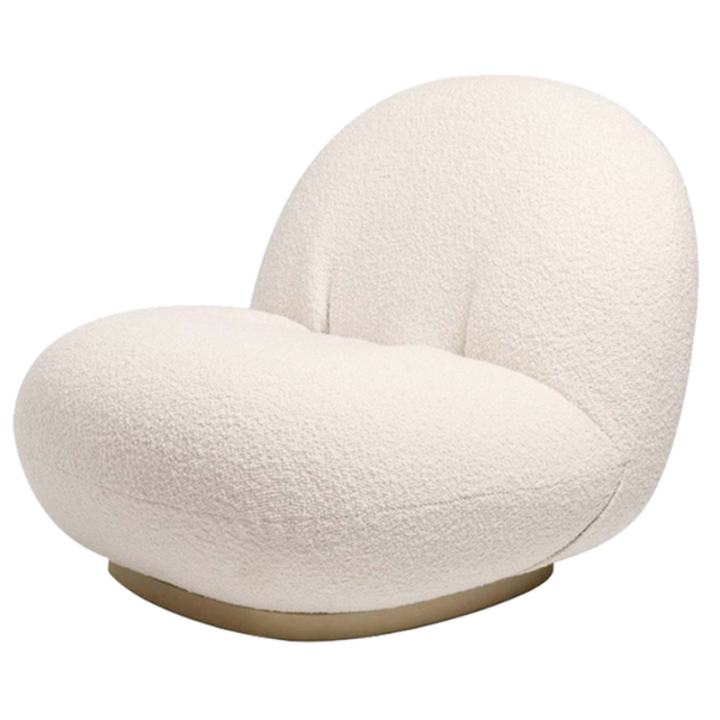 Кресло Pacha lounge chair ivory Молочный Кресло Pacha lounge chair ivory Молочный в Барнауле | Loft Concept