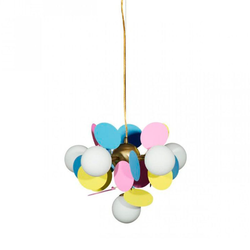 Люстра MATISSE Chandelier multicolor 6 ламп Мульти Золотой Люстра MATISSE Chandelier multicolor 6 ламп Мульти Золотой в Барнауле | Loft Concept