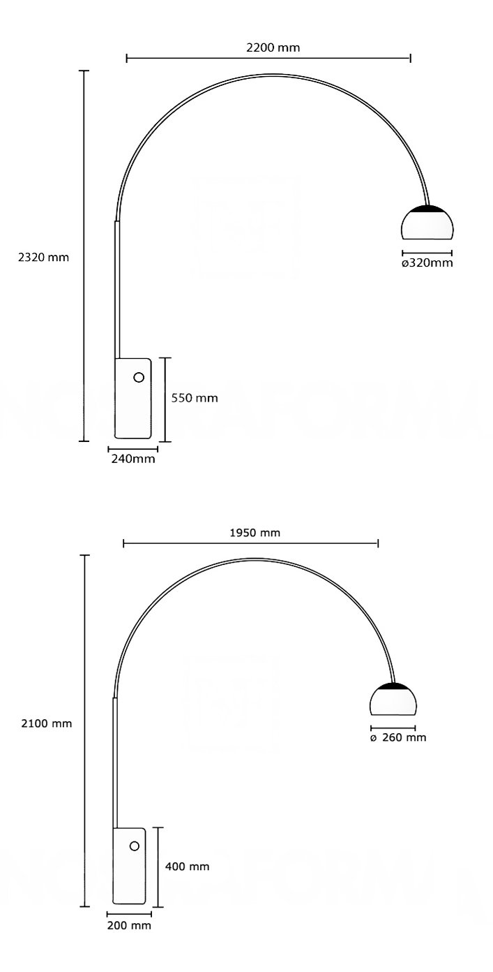 Торшер Flos Arco в Барнауле