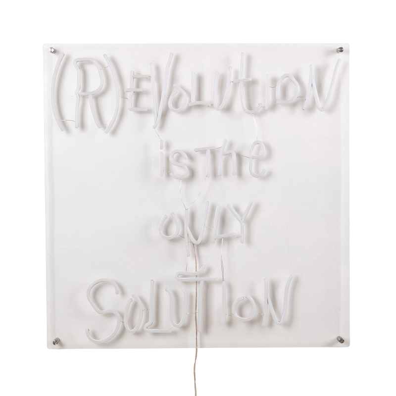 Настенный светильник Seletti (R)evolution is the only solution Белый Настенный светильник Seletti (R)evolution is the only solution Белый в Барнауле | Loft Concept
