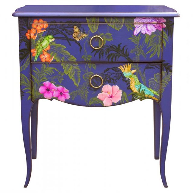 Комод L.XV CHEST OF DRAWERS Exotique Бронза Фиолетовый в Барнауле | Loft Concept 