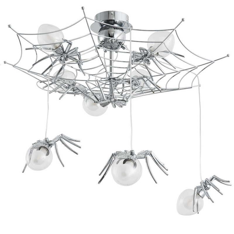 Потолочный светильник Паук Spiders lamp 8 Серебряный Потолочный светильник Паук Spiders lamp 8 Серебряный в Барнауле | Loft Concept