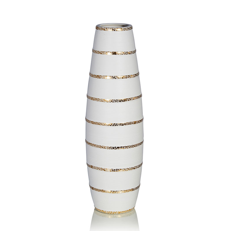 Ваза Vase Beehive white Белый Золотой Ваза Vase Beehive white Белый Золотой в Барнауле | Loft Concept