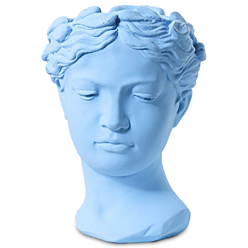 Ваза Female Bust Pastel Blue Голубой пастельный Ваза Female Bust Pastel Blue Голубой пастельный в Барнауле | Loft Concept
