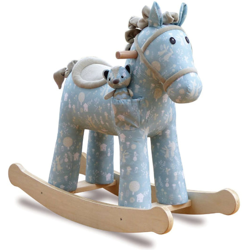 Лошадка-качалка голубая Oscar Pony Голубой Лошадка-качалка голубая Oscar Pony Голубой в Барнауле | Loft Concept