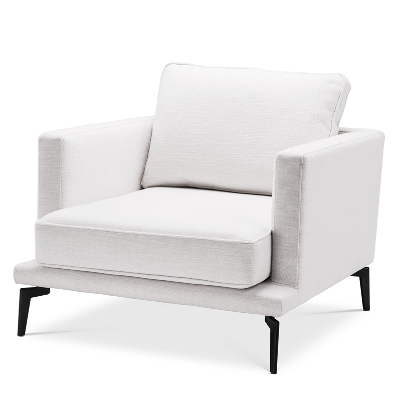 Кресло Eichholtz Chair Avenue 54 Белый Черный Кресло Eichholtz Chair Avenue 54 Белый Черный в Барнауле | Loft Concept