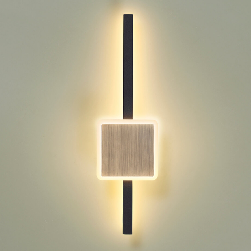 Бра Barrette Square Sconce 40 Черный Античная Бронза Бра Barrette Square Sconce 40 Черный Античная Бронза в Барнауле | Loft Concept