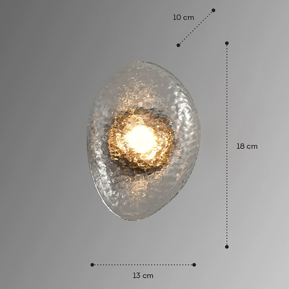 Бра LINDIS FROST LONG WALL 1 лампа Прозрачное стекло в Барнауле