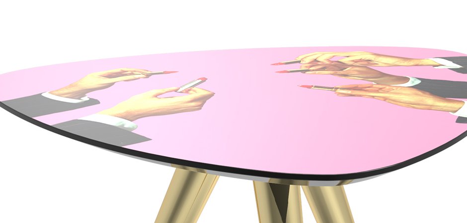 Журнальный стол Seletti Side Table Pink Lipsticks Журнальный стол Seletti Side Table Pink Lipsticks - Loft-Concept в Барнауле