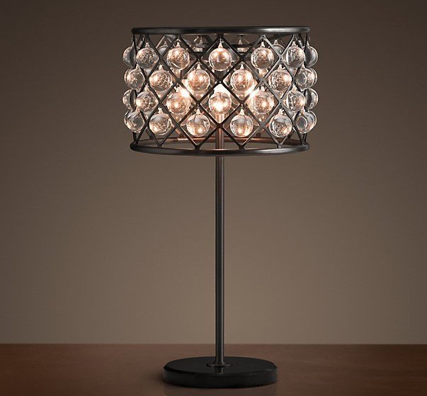 Настольный светильник RH Spencer Table Lamp Черный Настольный светильник RH Spencer Table Lamp Черный в Барнауле | Loft Concept