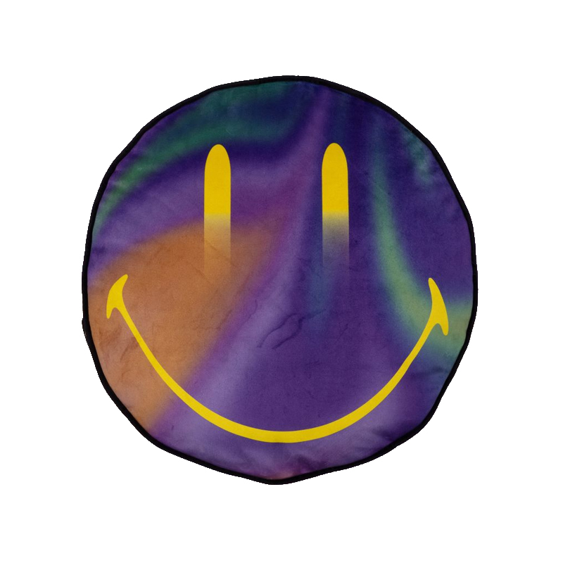Подушка Gradient Cushion Smiley Желтый Черный Синий Подушка Gradient Cushion Smiley Желтый Черный Синий в Барнауле | Loft Concept