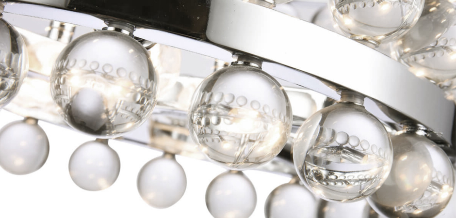 Sacramento Transparent Balls Two Circle Chandelier Sacramento Transparent Balls Two Circle Chandelier - Loft-Concept в Барнауле