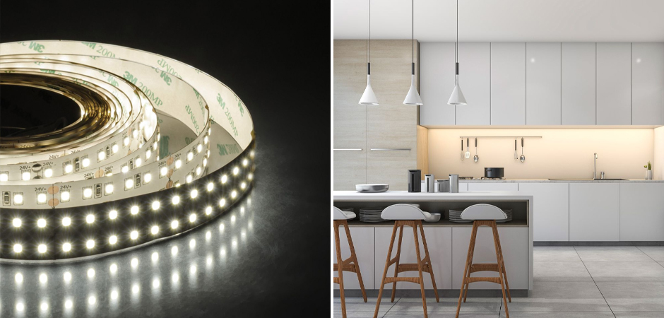 Светодиодная лента 38W/m 240LED/m 2835SMD теплый белый 5M Светодиодная лента 38W/m 240LED/m 2835SMD теплый белый 5M - Loft-Concept в Барнауле