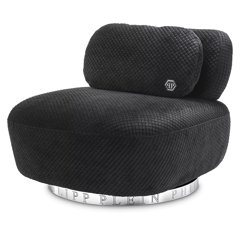Кресло Philipp Plein Chair Signature Черный Хром Кресло Philipp Plein Chair Signature Черный Хром в Барнауле | Loft Concept