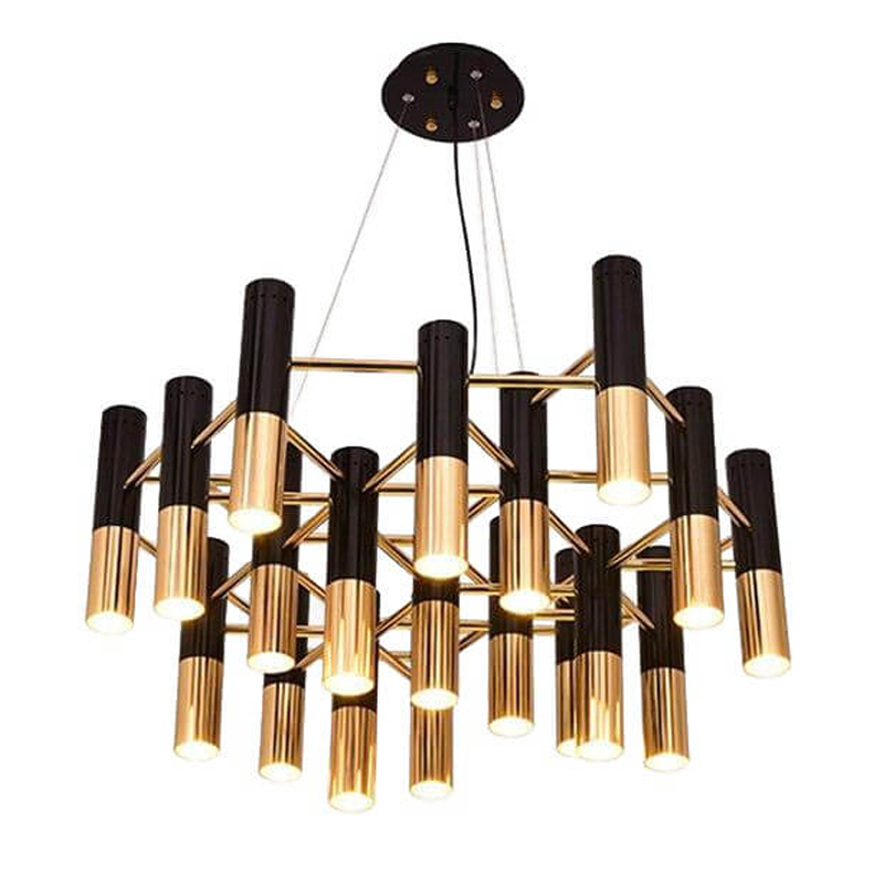 Люстра IKE Delightfull Gold & Black Черный Золотой Люстра IKE Delightfull Gold & Black Черный Золотой в Барнауле | Loft Concept
