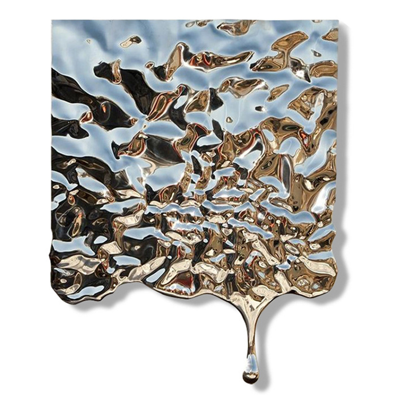 Арт-объект РТУТЬ Abstract Metal Mercury Wave Арт-объект РТУТЬ Abstract Metal Mercury Wave в Барнауле | Loft Concept
