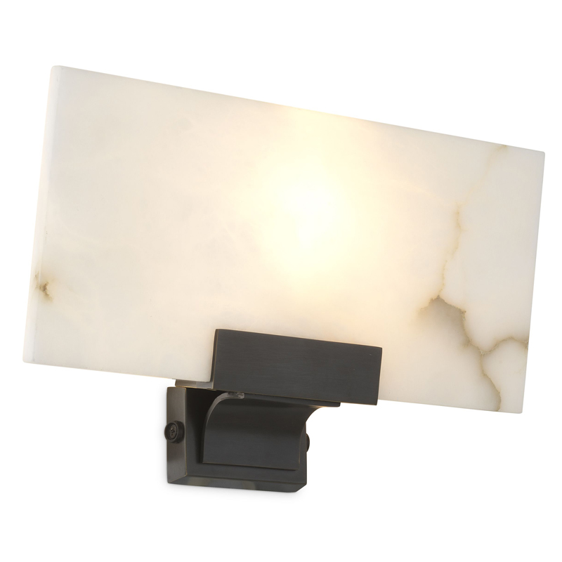 Бра Eichholtz Wall Lamp Zen Темная бронза Белый Бра Eichholtz Wall Lamp Zen Темная бронза Белый в Барнауле | Loft Concept