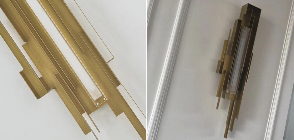 Бра Flowing Metal Sconce Бра Flowing Metal Sconce - Loft-Concept в Барнауле