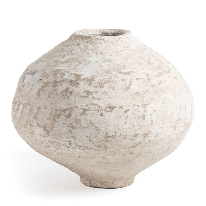 Ваза Csaba Papier Mache Vase 35 Бежево-серый Ваза Csaba Papier Mache Vase 35 Бежево-серый в Барнауле | Loft Concept
