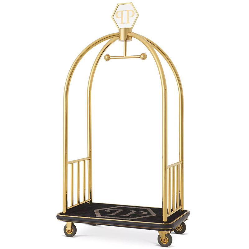 Вешалка для одежды Philipp Plein Hotel Trolley Heaven Золотой Черный Вешалка для одежды Philipp Plein Hotel Trolley Heaven Золотой Черный в Барнауле | Loft Concept