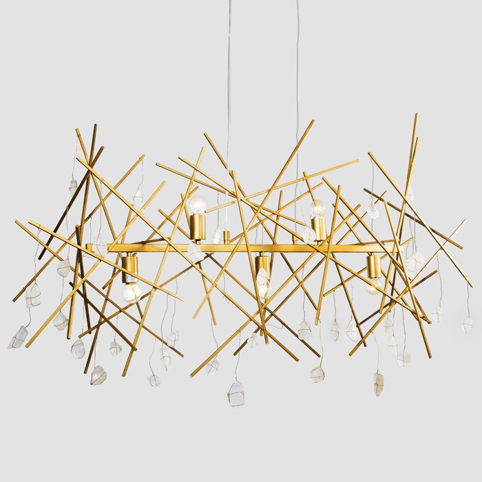 Люстра Locust Thorn and Stone CHANDELIER Бронза Прозрачное Стекло Люстра Locust Thorn and Stone CHANDELIER Бронза Прозрачное Стекло в Барнауле | Loft Concept