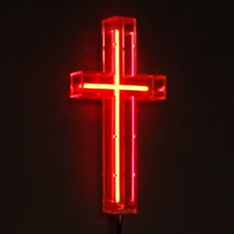 Неоновая настенная лампа Red Cross Neon Wall Lamp Красный Прозрачный Неоновая настенная лампа Red Cross Neon Wall Lamp Красный Прозрачный в Барнауле | Loft Concept