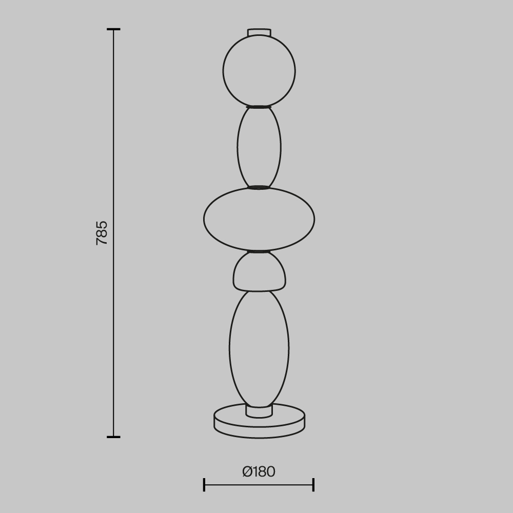 Настольный светильник Adore 3000К 23Вт в Барнауле