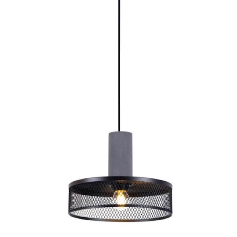 Подвесной светильник Loft Black Riveted Mesh Lighting Серый Черный матовый Подвесной светильник Loft Black Riveted Mesh Lighting Серый Черный матовый в Барнауле | Loft Concept