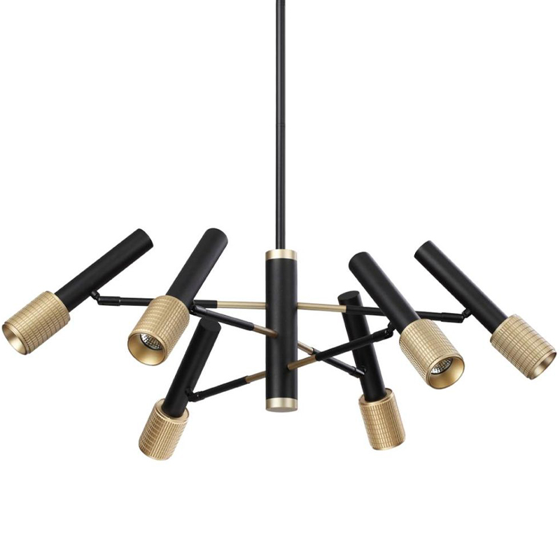 Люстра Eneko Chandelier Черный Золотой Люстра Eneko Chandelier Черный Золотой в Барнауле | Loft Concept