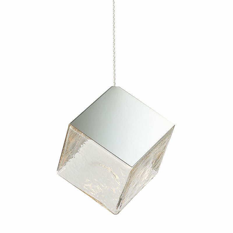 Подвесной светильник Pyrite Chrome Серебряный Прозрачный в Барнауле | Loft Concept 