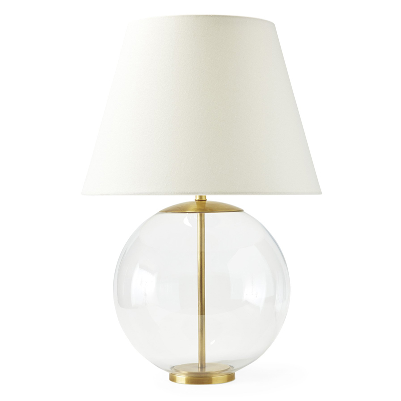 Настольная лампа Emory Table Lamp Gold Золотой Прозрачный (Transparent) Белый Настольная лампа Emory Table Lamp Gold Золотой Прозрачный (Transparent) Белый в Барнауле | Loft Concept