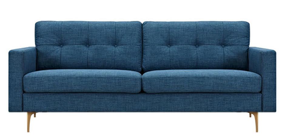 Диван Stone Blue Greta Sofa Диван синий лен Диван Stone Blue Greta Sofa Диван синий лен - Loft-Concept в Барнауле