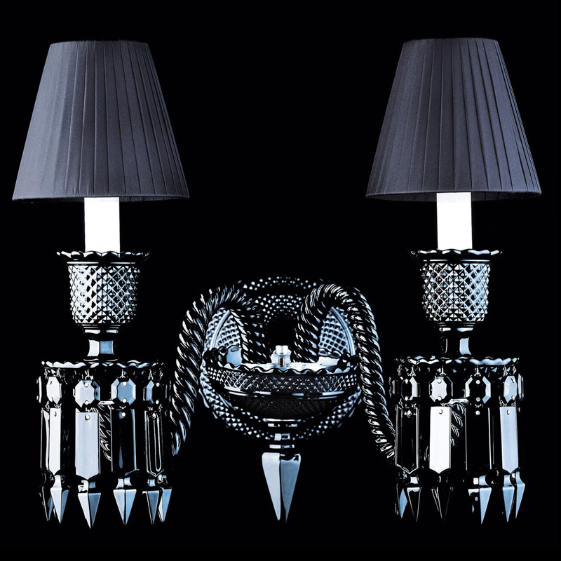 Бра BACCARAT ZENITH NOIR Wall Lamp 2 Черный Бра BACCARAT ZENITH NOIR Wall Lamp 2 Черный в Барнауле | Loft Concept