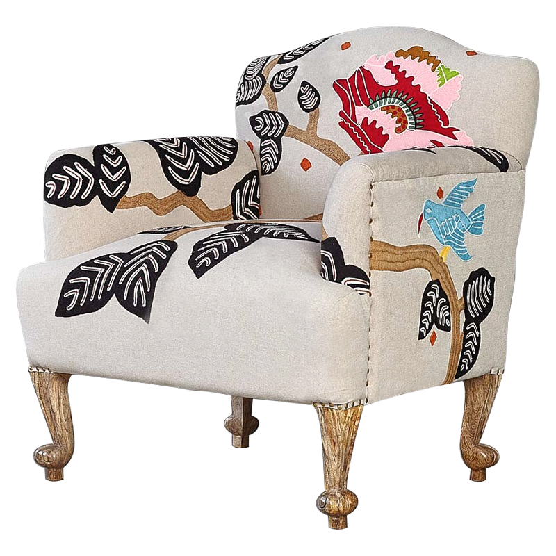 Кресло Mavis Armchair Бежевый Древесина Мульти Кресло Mavis Armchair Бежевый Древесина Мульти в Барнауле | Loft Concept