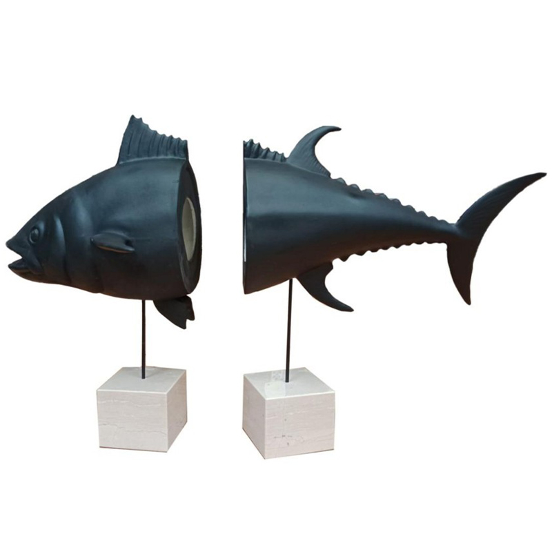 Статуэтка Tuna With Marble Bases Black White Белый Мрамор Bianco Черный Статуэтка Tuna With Marble Bases Black White Белый Мрамор Bianco Черный в Барнауле | Loft Concept