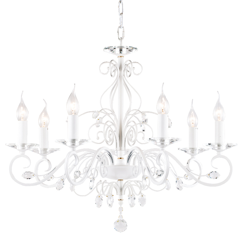 Люстра Magali Chandelier 72 Белый Прозрачный в Барнауле | Loft Concept 