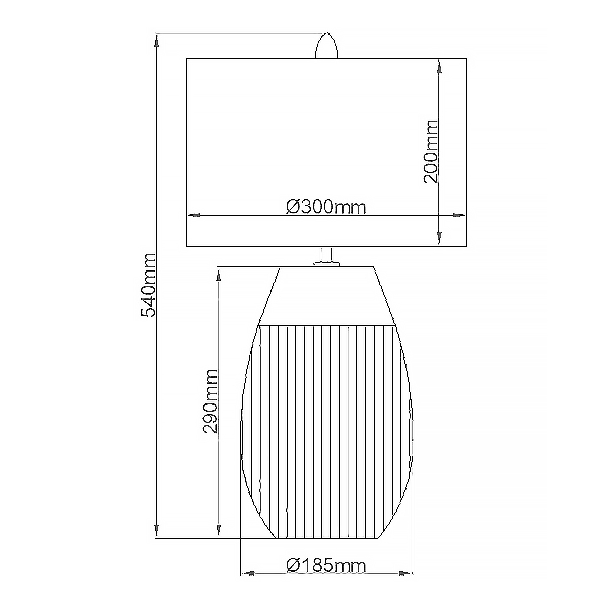 Настольная лампа с белым цилиндрическим абажуром и серебристым овальным основанием Quintiesse в Барнауле