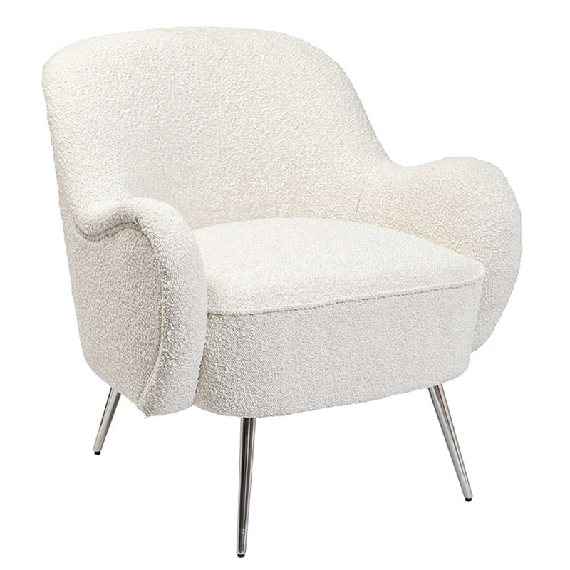 Кресло Boucle Choli Armchair Кремовый Кресло Boucle Choli Armchair Кремовый в Барнауле | Loft Concept