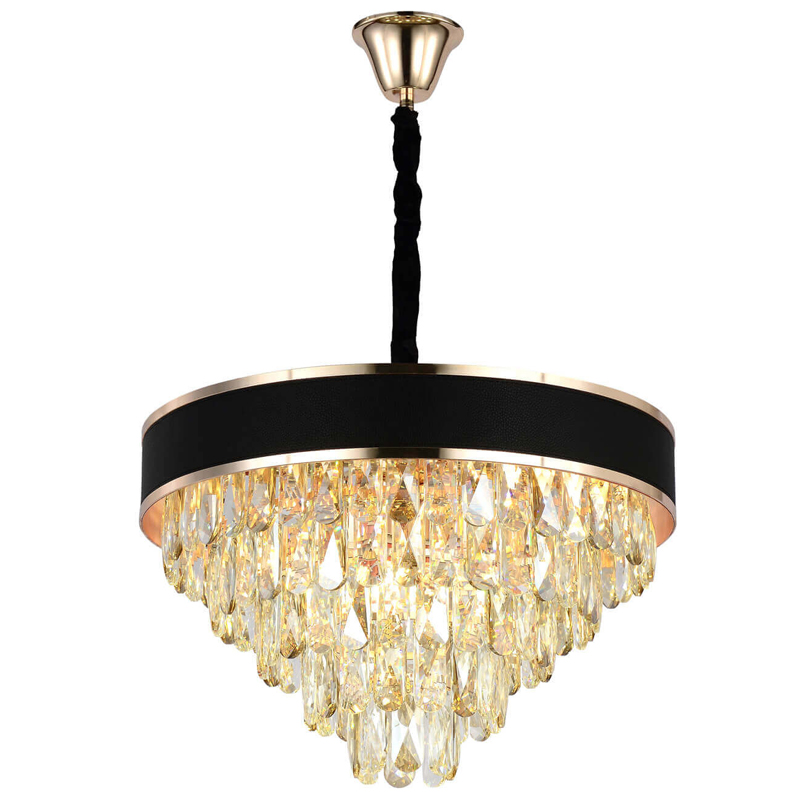 Люстра Holi Cascade Elegant With Golden Line light Каскад D 52 Черный Люстра Holi Cascade Elegant With Golden Line light Каскад D 52 Черный в Барнауле | Loft Concept