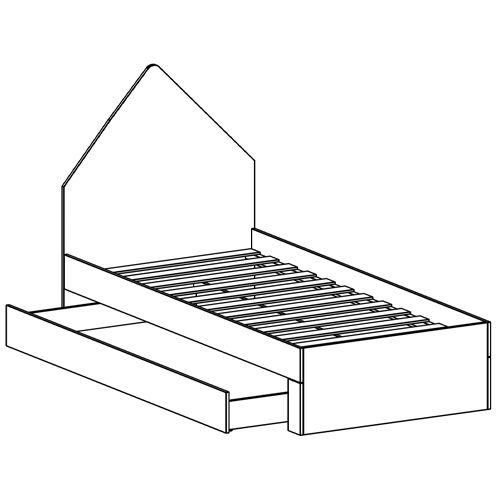 Кровать в детскую Tiny Town Bed Кровать в детскую Tiny Town Bed в Барнауле