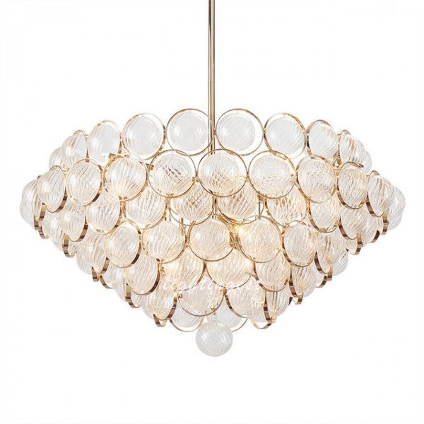 Люстра Atomos Chandelier Designer Reproduction Глянцевое золото Люстра Atomos Chandelier Designer Reproduction Глянцевое золото в Барнауле | Loft Concept