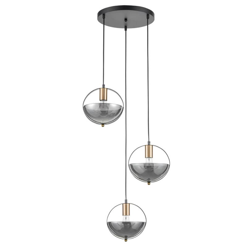 Люстра Gervais Chandelier smoky Дымчатый (Smoke) Черный Люстра Gervais Chandelier smoky Дымчатый (Smoke) Черный в Барнауле | Loft Concept