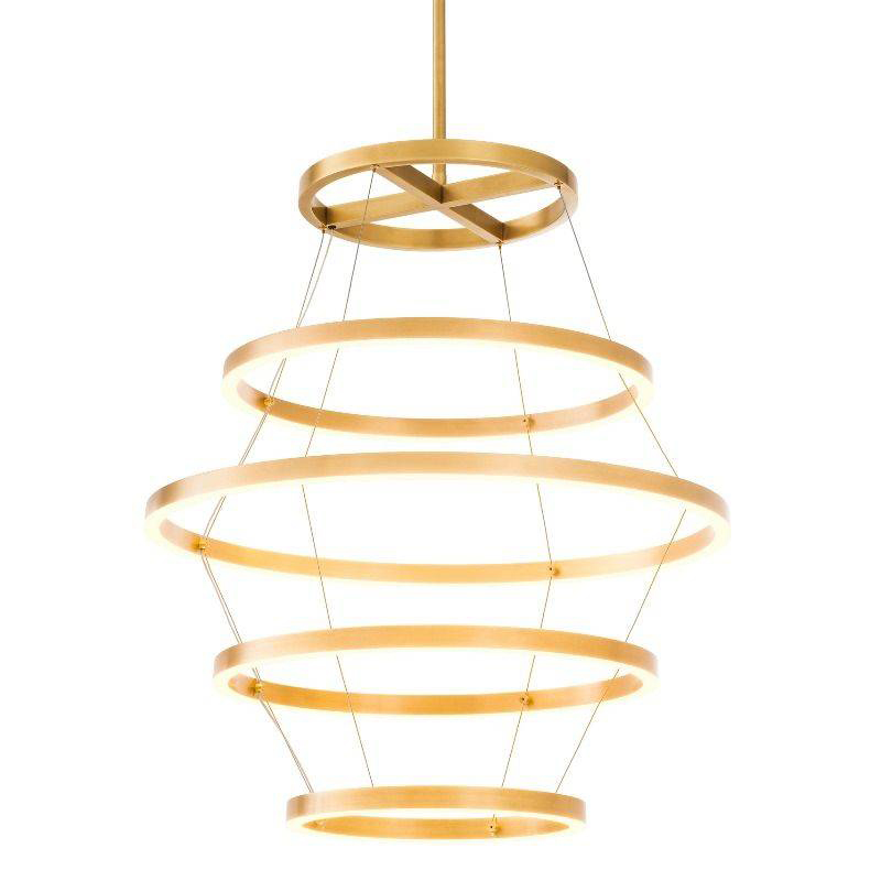 Люстра Eichholtz Chandelier Elements Латунь Античная полированная в Барнауле | Loft Concept 