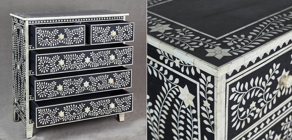 Комод Inlaid Bone Stars Комод Inlaid Bone Stars - Loft-Concept в Барнауле